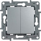 Миниатюра изображения товара Выключатель Legrand Etika 672402 (алюминий)