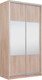 Миниатюра изображения товара Шкаф-купе Рэйгрупп 138 TTX Elgon РГ-05.01 (дуб торонто/хром)