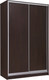 Миниатюра изображения товара Шкаф-купе Рэйгрупп 158 VVX Elgon РГ-04.03 (венге/хром)