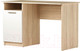 Миниатюра изображения товара Письменный стол Памир ПКС-12 (дуб сонома/белый глянец)