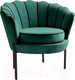 Миниатюра изображения товара Кресло мягкое Halmar Angelo (темно-зеленый/черный)