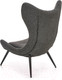 Миниатюра изображения товара Кресло мягкое Halmar Atlantis (антрацит/черный)