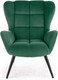Миниатюра изображения товара Кресло мягкое Halmar Tyrion (темно-зеленый/черный)