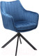 Миниатюра изображения товара Стул Signal Azalia Velvet (Bluvel 86, темно-синий/черный)
