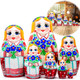Миниатюра изображения товара Матрешка сувенирная Брестская Фабрика Сувениров Национальная матрешка с васильками / 7010