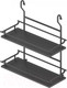 Миниатюра изображения товара Полка для специй на рейлинг Starax S-4126-A (антрацит)