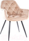 Миниатюра изображения товара Стул Signal Cherry Velvet (Bluvel 28 бежевый/черный)