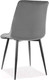 Миниатюра изображения товара Стул Signal Chic Matt (Velvet 85, серый/черный)