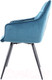 Миниатюра изображения товара Стул Signal Lilia Velvet (Bluvel 85, бирюзовый/черный)