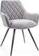 Миниатюра изображения товара Стул Signal Linea Velvet (Bluvel 14 серый/черный матовый)