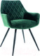 Миниатюра изображения товара Стул Signal Linea Velvet (Bluvel 78 зеленый/черный матовый)