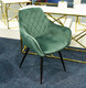 Миниатюра изображения товара Стул Signal Linea Velvet (Bluvel 78 зеленый/черный матовый)