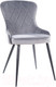 Миниатюра изображения товара Стул Signal Lotus Velvet (Bluvel 14 серый/черный)