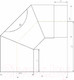 Миниатюра изображения товара Поворот дымохода КПД 90/2мм 120 с ревизией (черный)