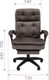 Миниатюра изображения товара Кресло офисное Chairman 442 (ткань R 015 черный)