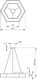 Миниатюра изображения товара Потолочный светильник ЭРА Geometria Hexagon / Б0050554