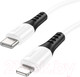 Миниатюра изображения товара Кабель Hoco X82 Type-C to Lightning (1м, белый)