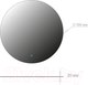 Миниатюра изображения товара Зеркало Onika Сола 70 Led 207047