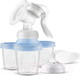 Миниатюра изображения товара Молокоотсос ручной Philips AVENT Natural Motion с контейнерами для хранения / SCF430/13