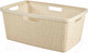 Миниатюра изображения товара Корзина для белья Curver Jute / 245980 (кремовый)