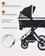 Миниатюра изображения товара Детская универсальная коляска MOWbaby Tilda 2 в 1 / MB064 (черный)