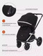 Миниатюра изображения товара Детская универсальная коляска MOWbaby Tilda 2 в 1 / MB064 (черный)