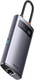 Миниатюра изображения товара USB-хаб Baseus Metal Gleam 4в1 / WKWG070113 (серый)
