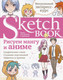 Миниатюра изображения товара Творческий блокнот Эксмо Sketchbook с уроками внутри. Рисуем мангу и аниме