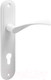 Миниатюра изображения товара Ручка дверная Аллюр 103-1 85мм WW (белый)