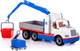 Миниатюра изображения товара Автомобиль-кран Полесье Майк с манипулятором / 94308 (белый/синий)