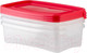 Миниатюра изображения товара Набор контейнеров Полимербыт Каскад / C54003 (3шт)