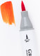 Миниатюра изображения товара Маркер перманентный Малевичъ GrafArt Brush 190056 (мандариновый)