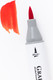 Миниатюра изображения товара Маркер перманентный Малевичъ GrafArt Brush 190064 (оранжево-красный)