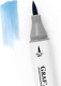 Миниатюра изображения товара Маркер перманентный Малевичъ GrafArt Brush 190022 (голубой светлый)