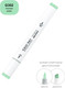 Миниатюра изображения товара Маркер перманентный Малевичъ GrafArt Brush 190028 (зеленая мята)