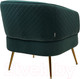 Миниатюра изображения товара Кресло мягкое M-City Mussels / 629M04945 (Bluvel-78 зеленый велюр/золото)