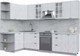 Миниатюра изображения товара Кухонный гарнитур Интерлиния Берес 1.5x3.0 левая (дуб полярный/серый каспий)