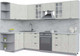 Миниатюра изображения товара Кухонный гарнитур Интерлиния Берес 1.5x3.0 левая (дуб снежный/серый каспий)