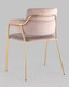 Миниатюра изображения товара Стул Stool Group Полин / FDC6085 MISTY ROSE FUT-64 (велюр розовый)