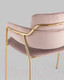 Миниатюра изображения товара Стул Stool Group Полин / FDC6085 MISTY ROSE FUT-64 (велюр розовый)