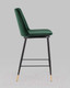 Миниатюра изображения товара Стул барный Stool Group Мелисса / FDC9055C GREEN FUT-73 (велюр зеленый)