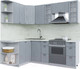 Миниатюра изображения товара Кухонный гарнитур Интерлиния Берес 1.5x2.2 левая (дуб серый/опал светлый)