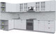 Миниатюра изображения товара Кухонный гарнитур Интерлиния Берес 1.5x3.7 левая (дуб полярный/серый каспий)