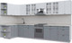 Миниатюра изображения товара Кухонный гарнитур Интерлиния Берес 1.5x3.8 левая (дуб полярный/дуб серый/травертин серый)