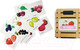 Миниатюра изображения товара Сортер Десятое королевство Умный сортер Фрукты, ягоды, овощи, грибы / 04718