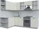 Миниатюра изображения товара Кухонный гарнитур Интерлиния Берес 1.7x2.5 левая (дуб снежный/серый каспий)
