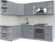 Миниатюра изображения товара Кухонный гарнитур Интерлиния Берес 1.7x2.4 левая (дуб серый/опал светлый)