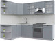 Миниатюра изображения товара Кухонный гарнитур Интерлиния Берес 1.7x2.5 левая (дуб серый/опал светлый)