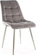 Миниатюра изображения товара Стул Signal Chic Velvet Bluvel 14 (серый/хром)