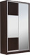 Миниатюра изображения товара Шкаф-купе Рэйгрупп 120 VVX Elgon РГ-06.06 (венге/хром)